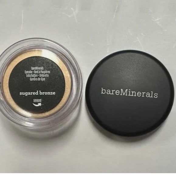 🌟🧚‍♀️SUGARED BRONZE BareMinerals DISCONTINUED MINI Eyecolor NWT/SEALED - Picture 5 of 8